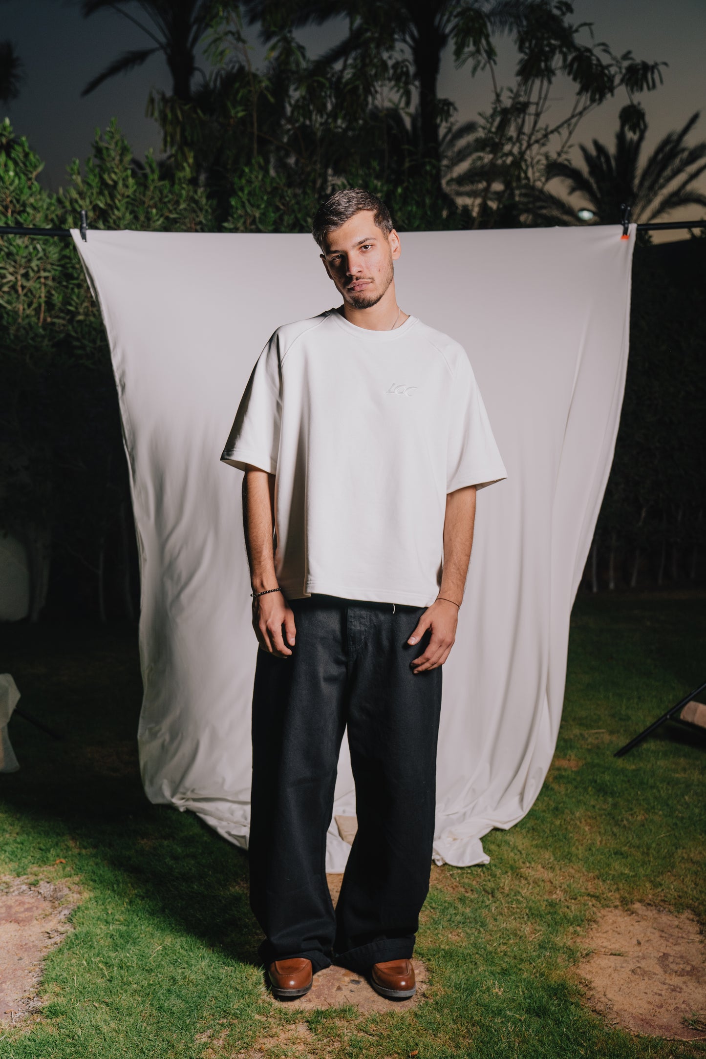 White Relaxed Fit T-shirt.