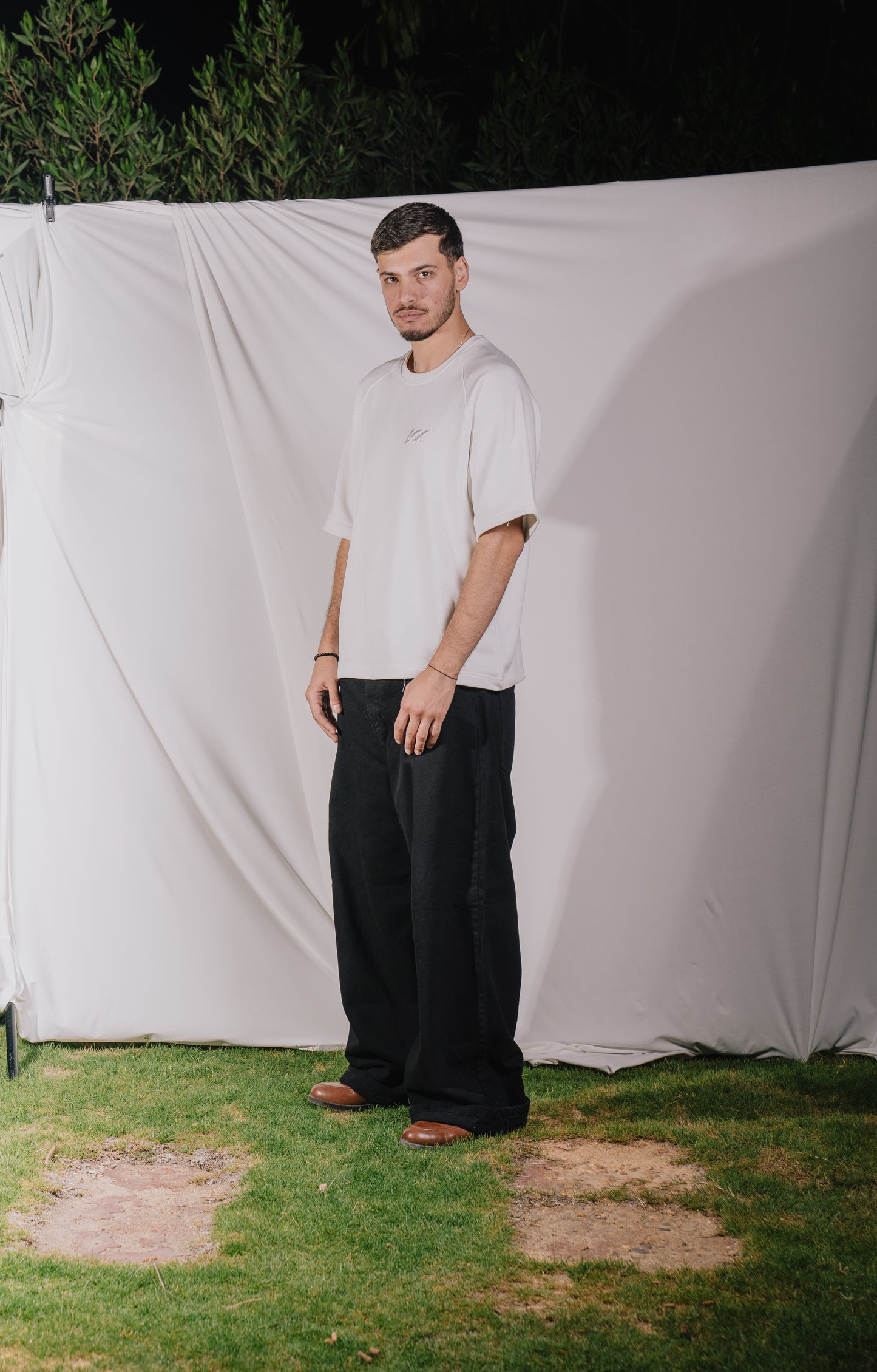 White Relaxed Fit T-shirt.