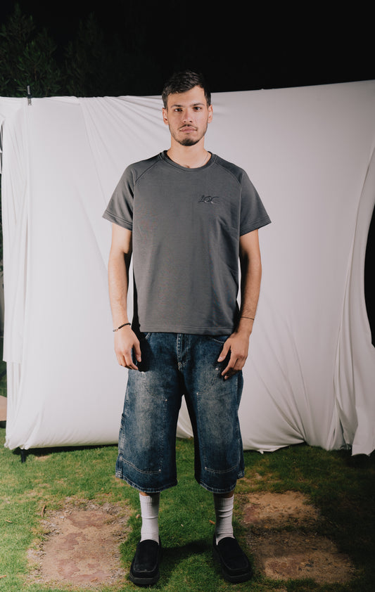 Dark Grey Regular Fit T-shirt